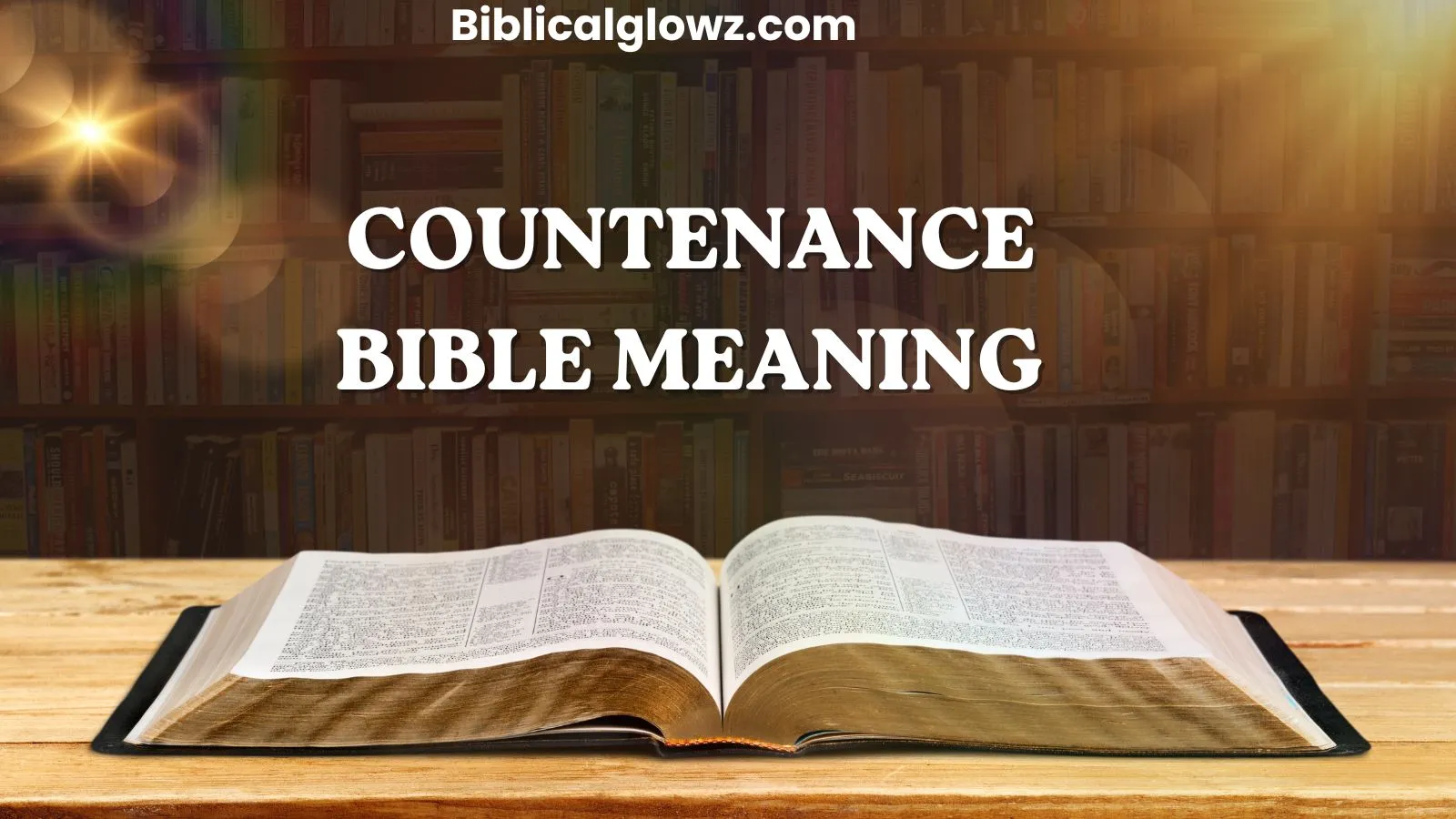 Countenance Bible Meaning