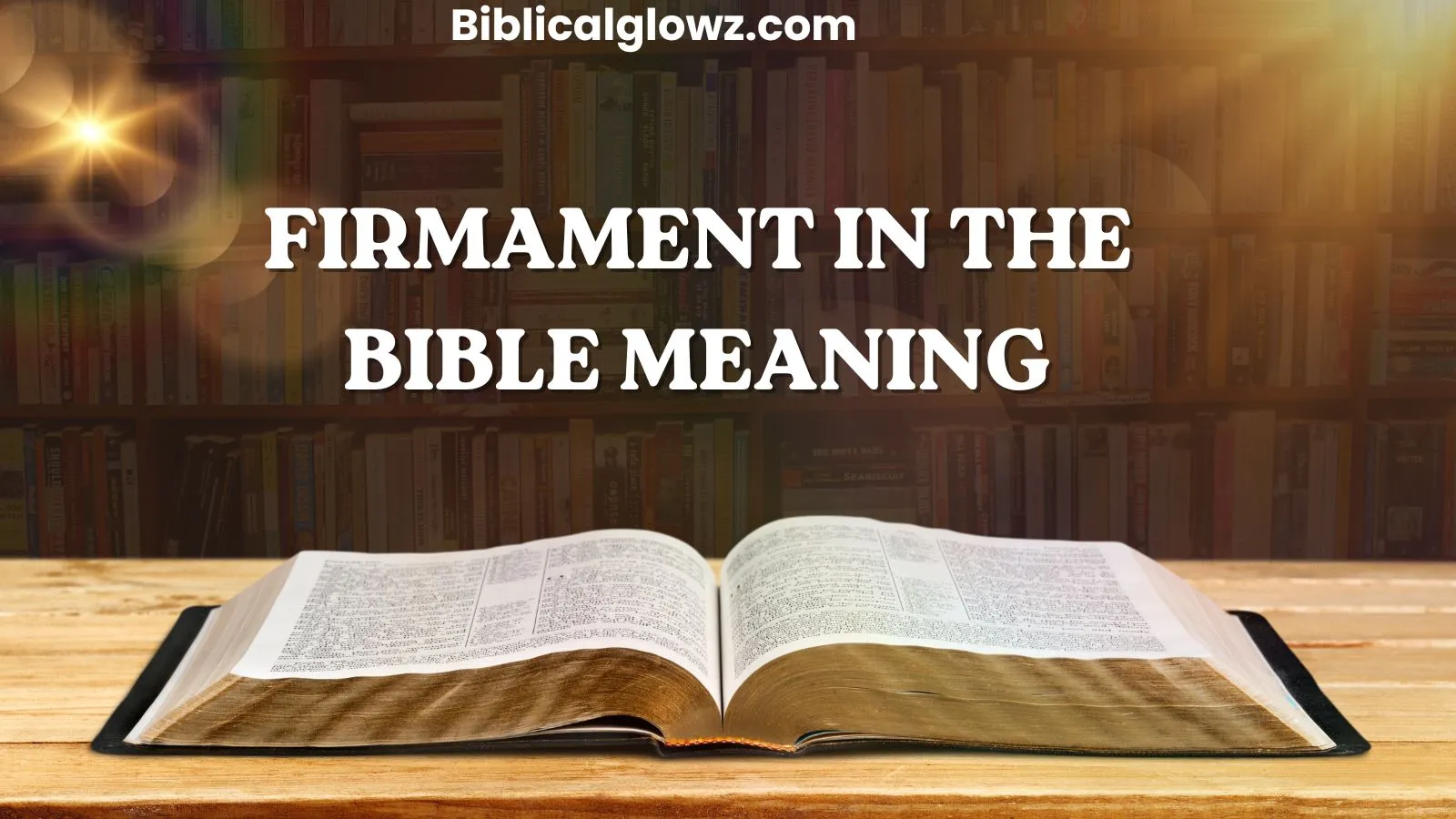 Firmament in the Bible Meaning