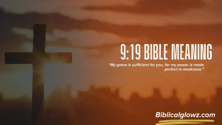 9:19 Bible Meaning