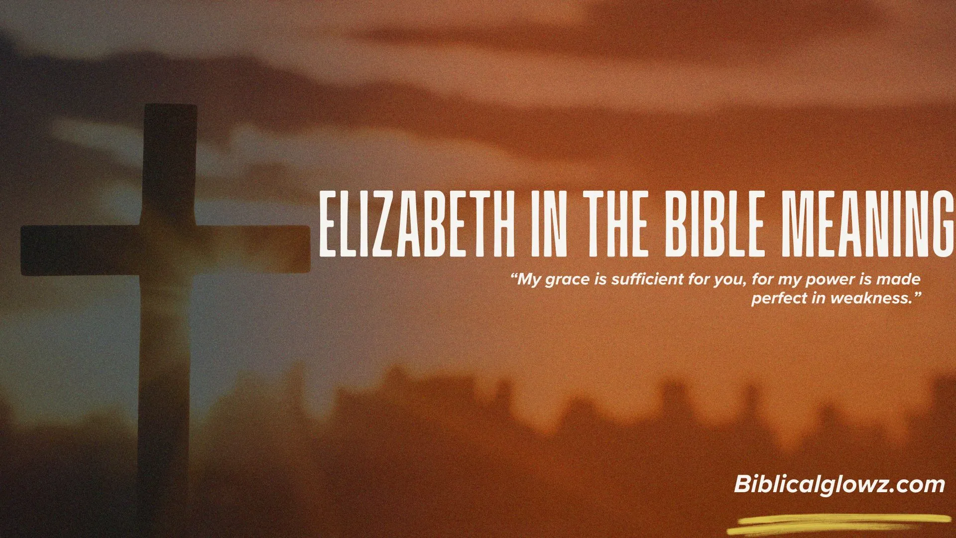 Elizabeth in the Bible Meaning