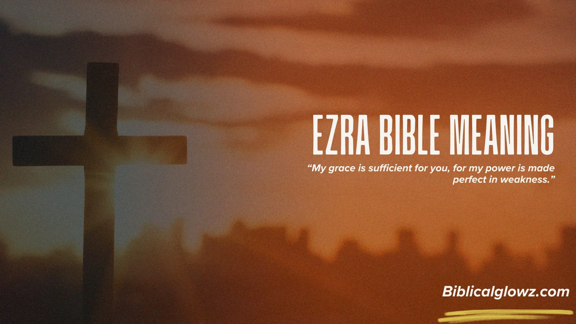 Ezra Bible Meaning