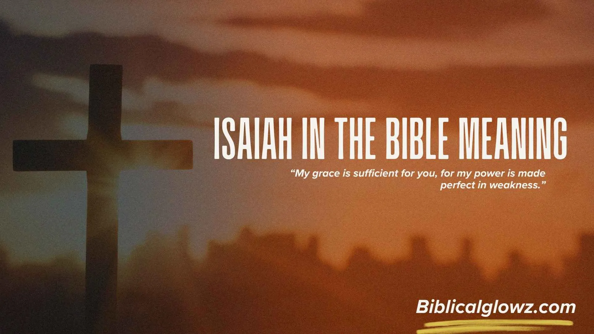 Isaiah in the Bible Meaning