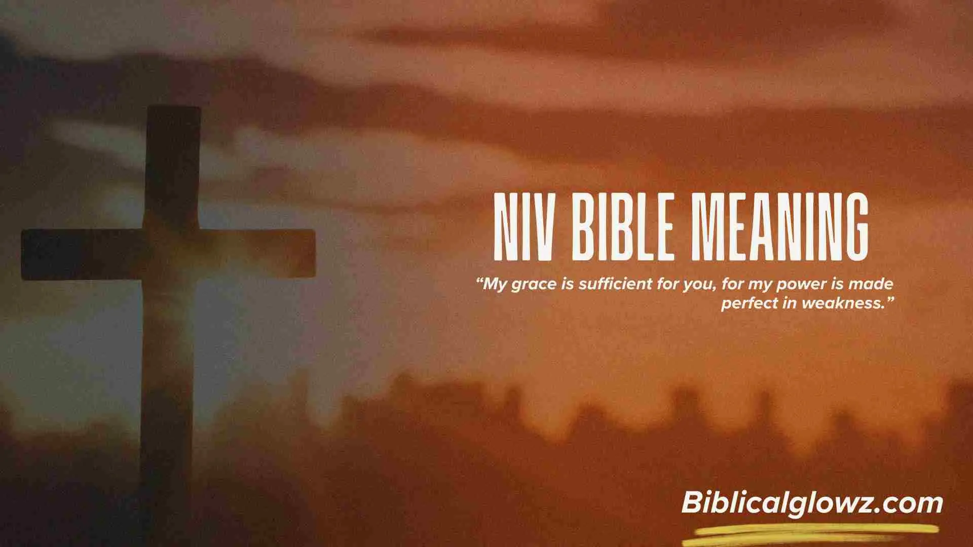 NIV Bible Meaning